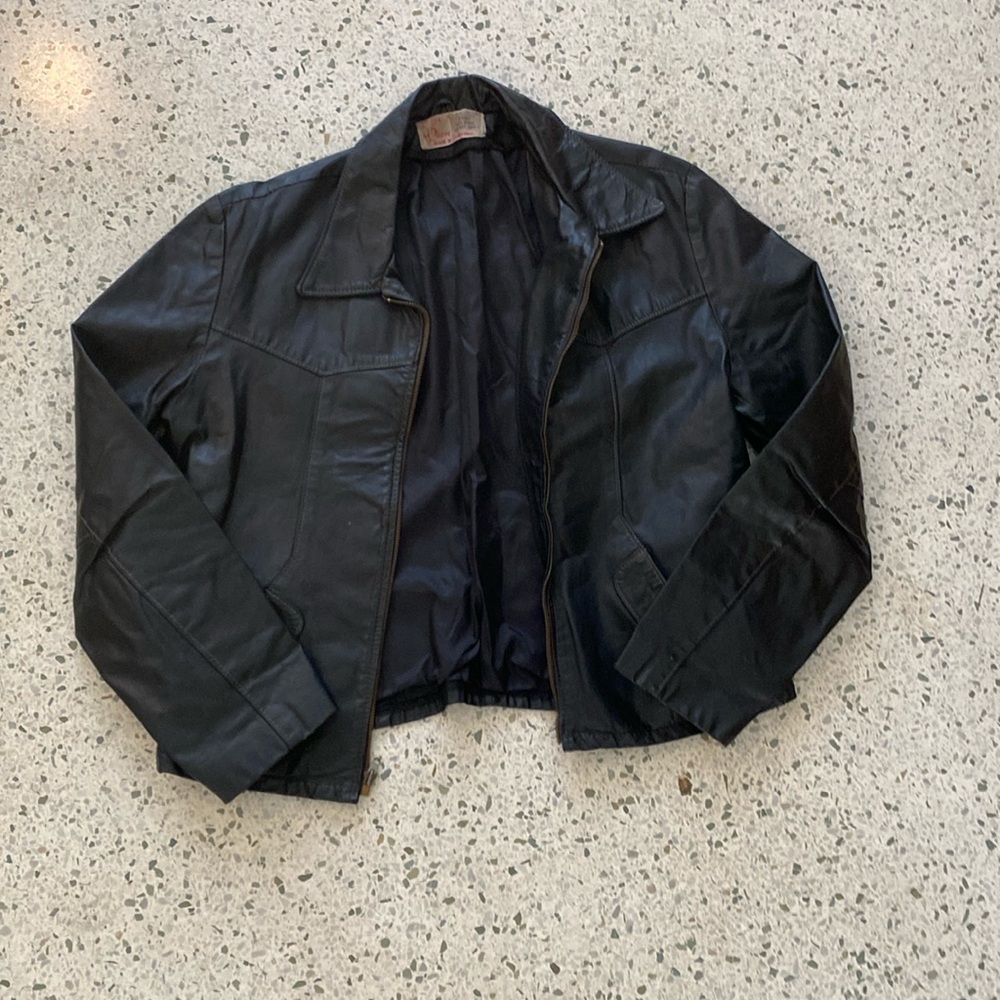 VINTAGE Men’s Jean Pierre Genuine Leather Jacket 42R